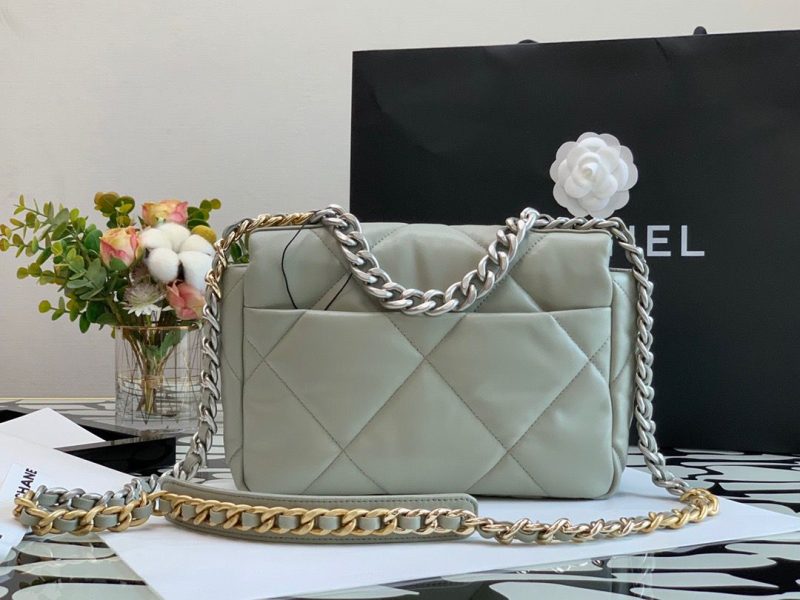 CHL Classic Flap Bag Grey For Women 10.2in/26cm - Image 3