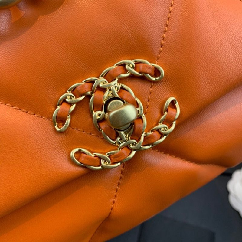 CHL 19 Handbag Orange For Women 10.1in/26cm - Image 4