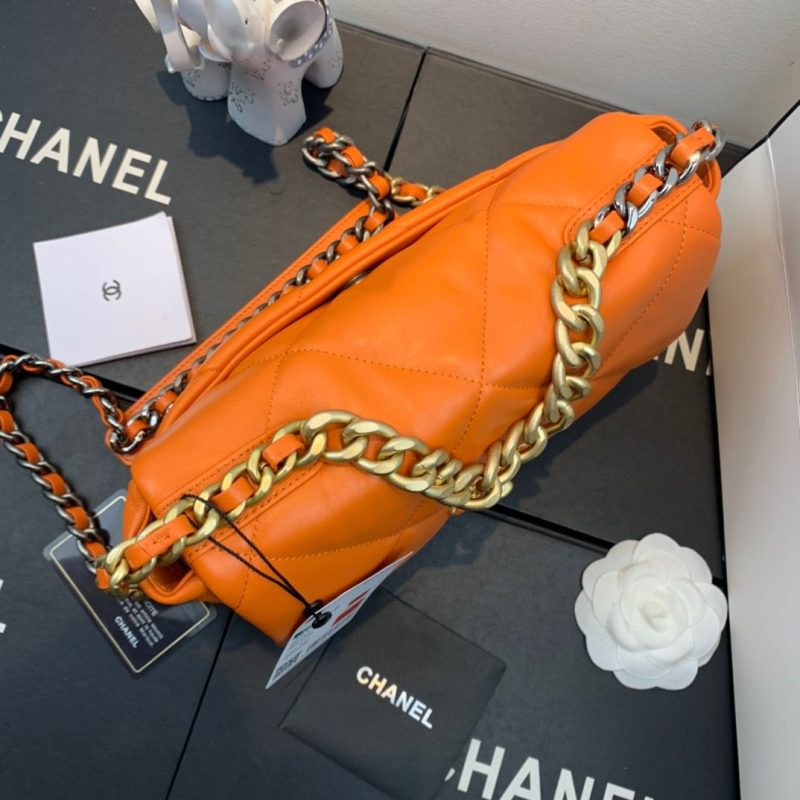 CHL 19 Handbag Orange For Women 10.1in/26cm - Image 5