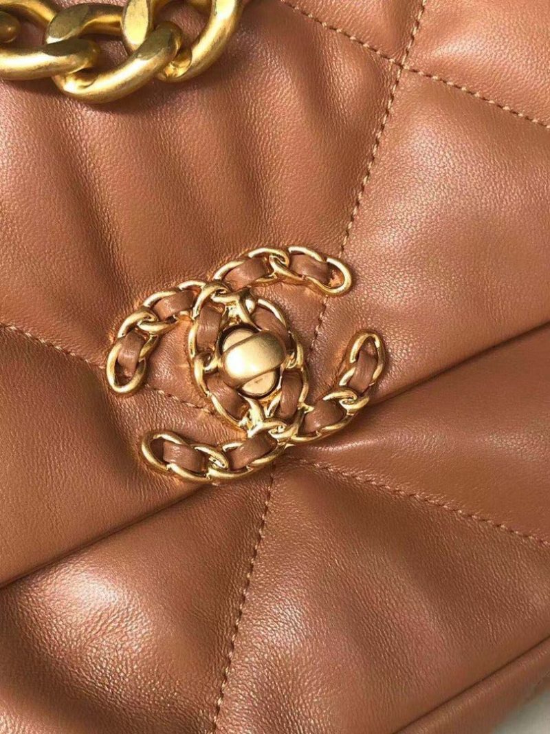 CHL 19 Handbag 26cm Brown For Women AS1160 - Image 5