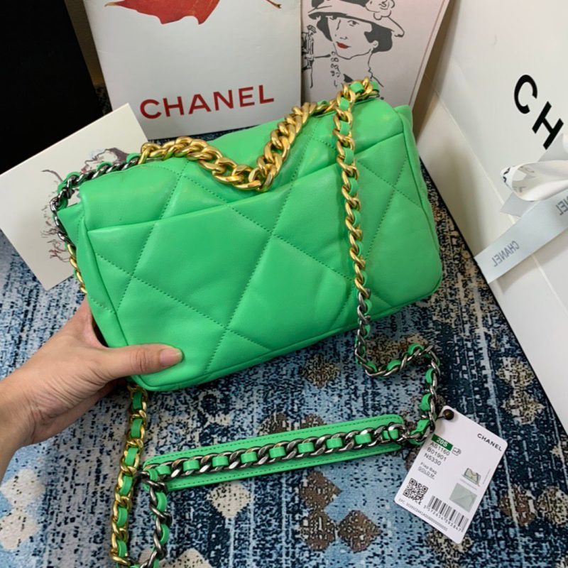 CHL 19 Handbag 26cm Green For Women AS1160 - Image 2