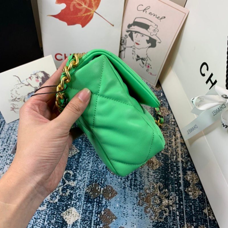 CHL 19 Handbag 26cm Green For Women AS1160 - Image 3