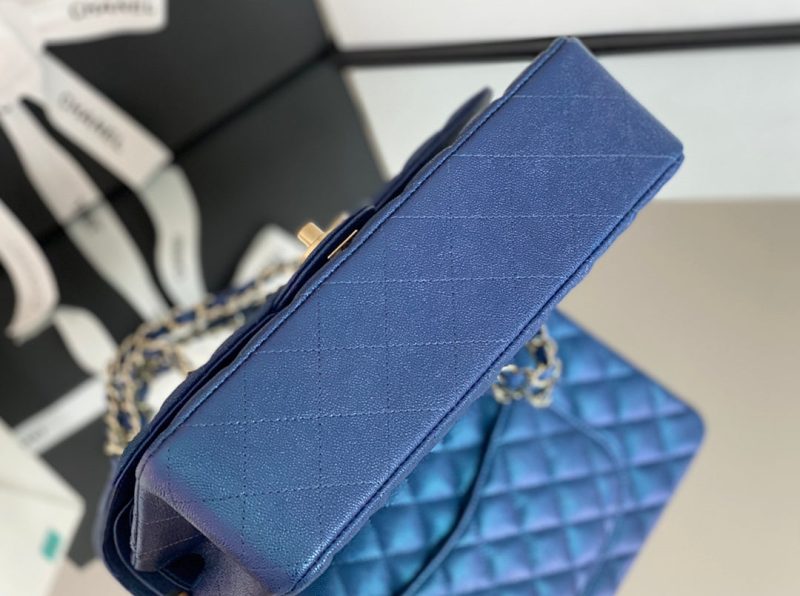 CHL Classic Handbag 26cm Blue For Women A01112 - Image 8