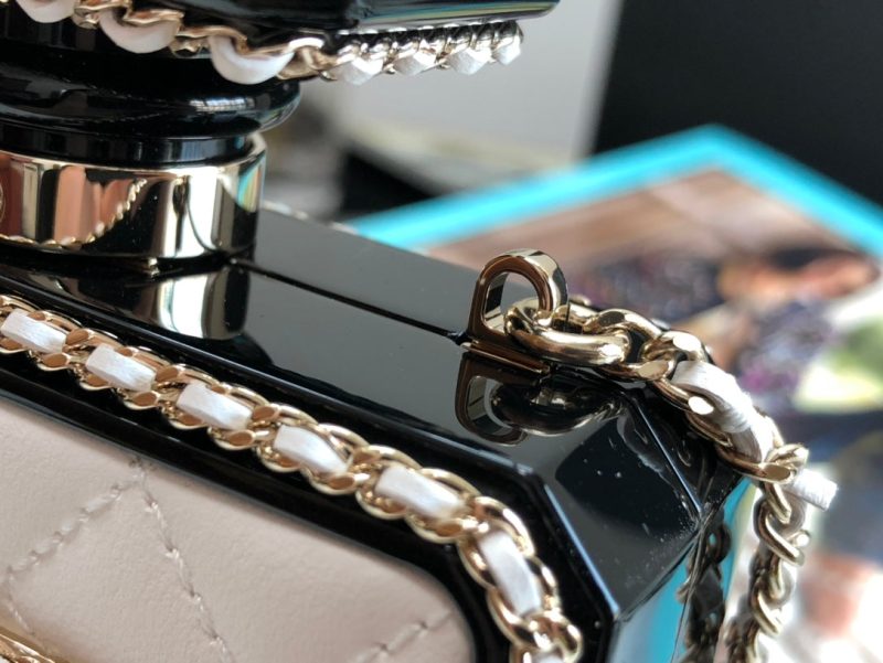 CHL Evening Bag Black and White For Women 6.2in/16cm AS3263 B08048 NI121 - Image 5