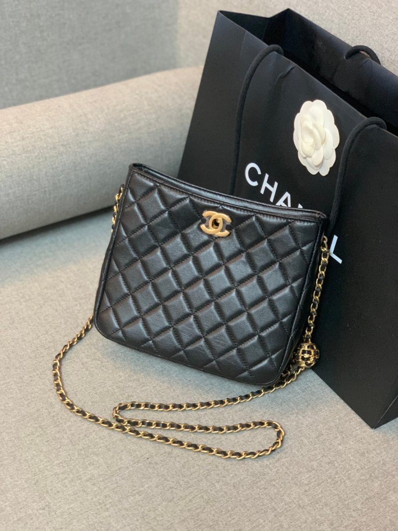 CHLHobo Handbag Black Bag For Women 16cm/6in - Image 6