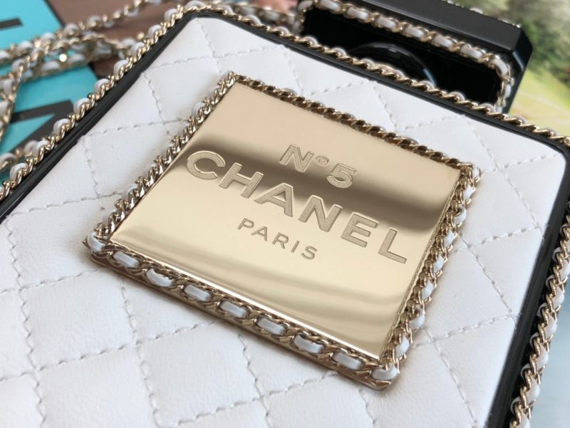 CHL Evening Bag Black and White For Women 6.2in/16cm AS3263 B08048 NI121 - Image 6