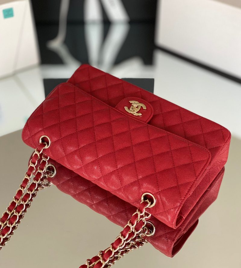 CHL Classic Handbag 26cm Red For Women A01112 - Image 4
