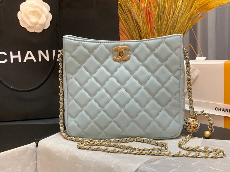 CHLHobo Handbag Light Blue Bag For Women 16cm/6in