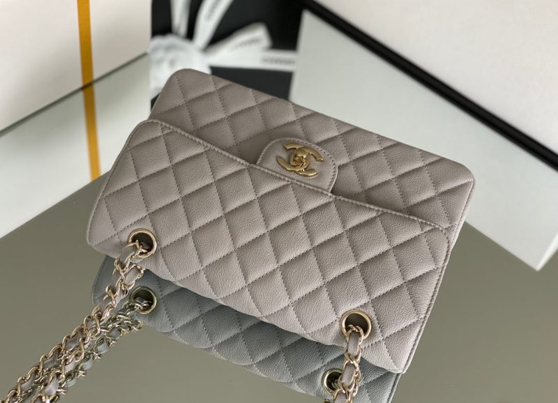 CHL Classic Handbag 26cm Grey For Women A01112 - Image 4