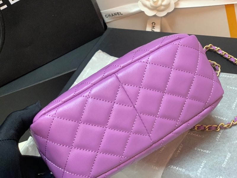 CHLHobo Handbag Purple Bag For Women 16cm/6in - Image 4