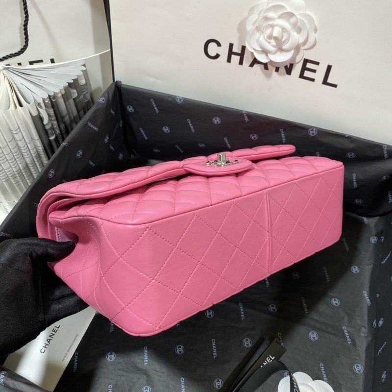 CHLLarge Classic Handbag Silver Hardware PiNike For Women, Women’s Handbags, Shoulder Bags 11.8in/30cm - Image 9