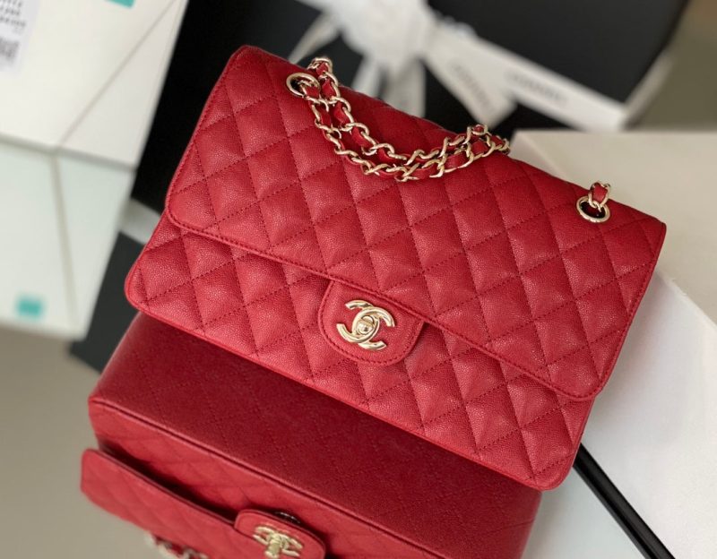 CHL Classic Handbag 26cm Red For Women A01112