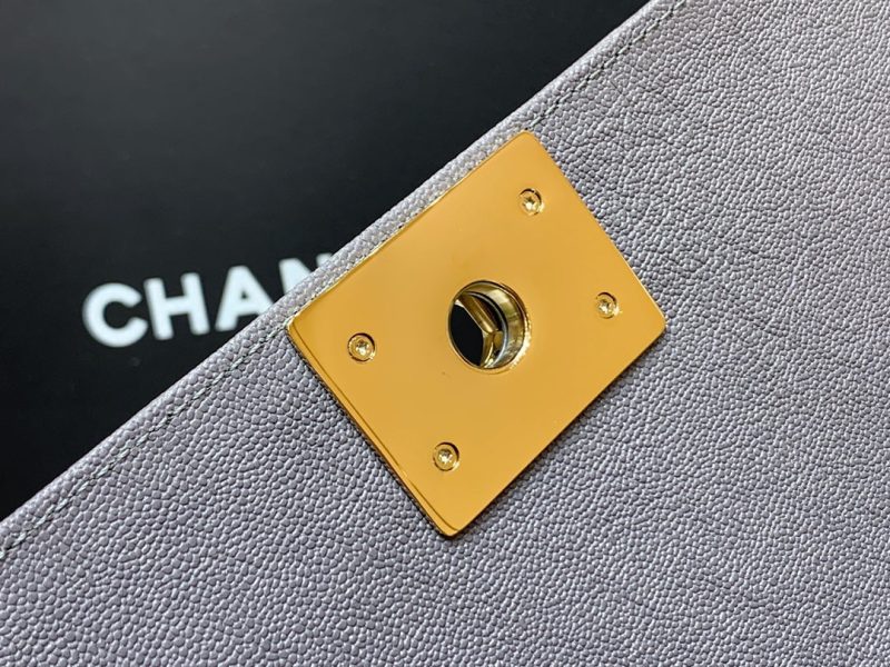 CHL Boy Handbag Gold Toned Hardware For Women 9.8in/25cm - Image 5