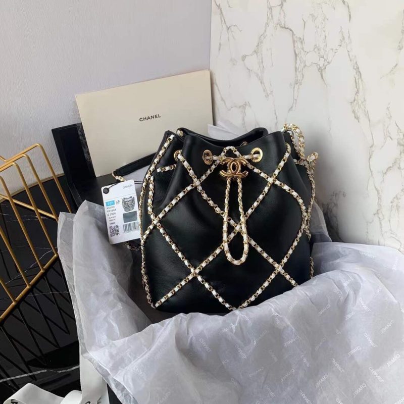 CHL 21 Handbag Black For Women, Women’s Bags 8.6in/22cm - Image 4