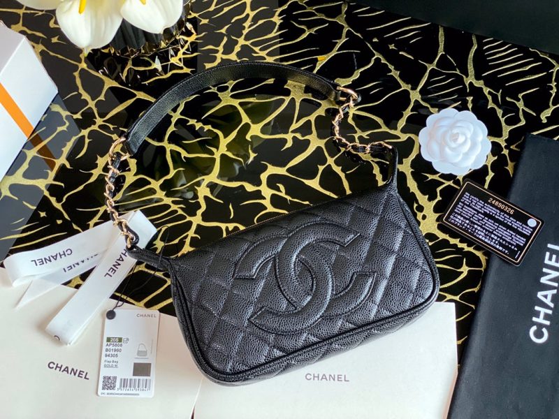 CHL Classic Shoudlerbag Black For Women 9.8 in / 25 cm - Image 4