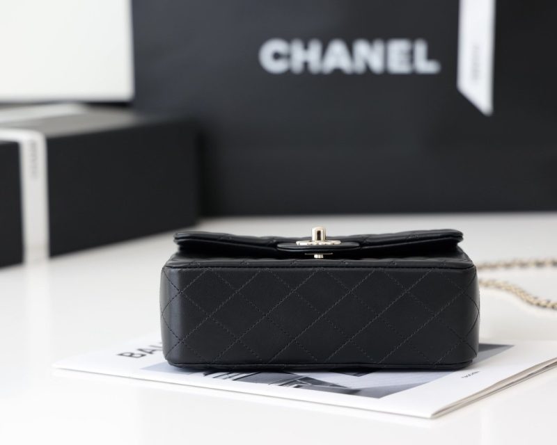 CHL Flap Bag Mini Doll Handle Bag 20cm Black - Image 7