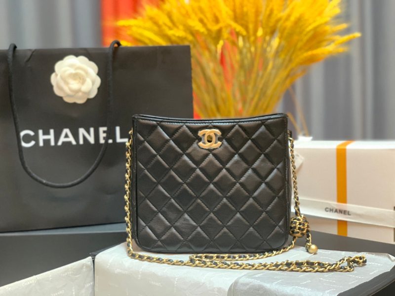 CHLHobo Handbag Black Bag For Women 16cm/6in