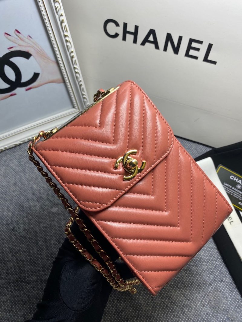 CHL Chevron Trendy CHL Phone Nude Bag For Women 18cm/7in - Image 9