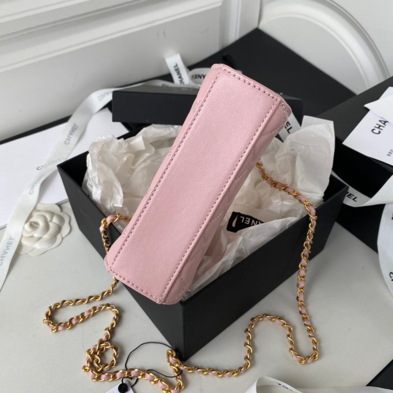CHL Clutch With Chain Gold Hardware PiNike For Women, Women’s Handbags, Shoulder Bags 5.7in/14.5cm - Image 3