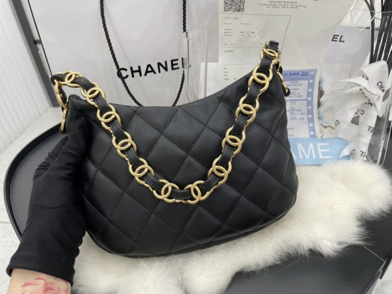 CHLHobo Handbag Black For Women, Women’s Bags 9.4in/24cm AS3562 B09178 94305 - Image 6