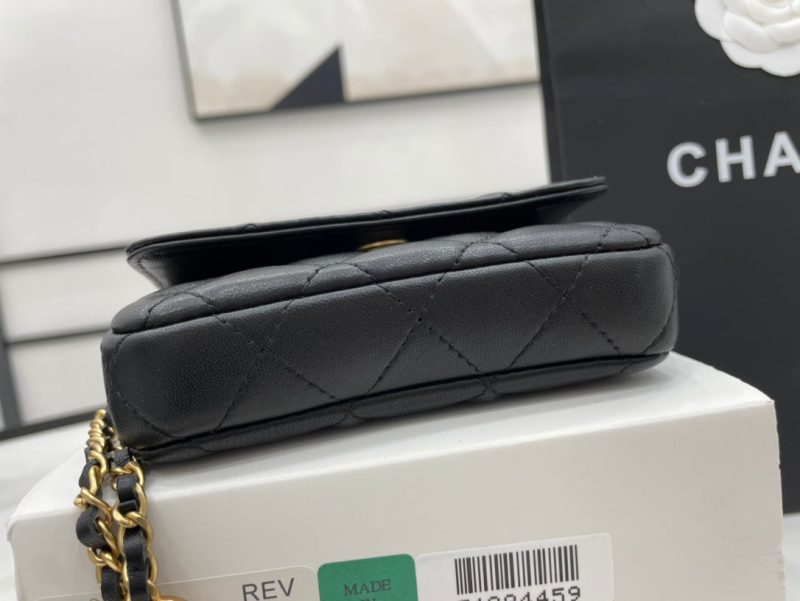 CHL Classic Distressed Black For Women, Women’s Bags 4.7in/12cm - Image 8