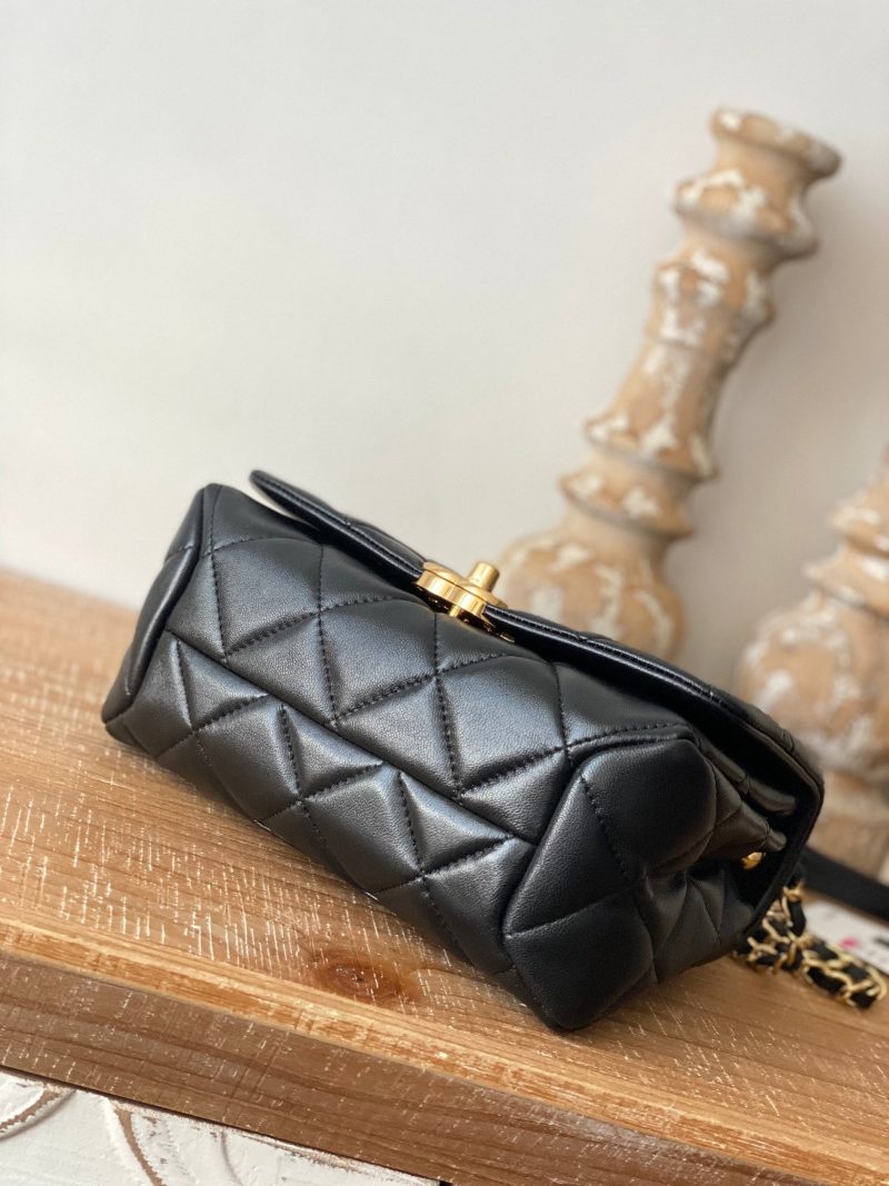 CHL Classic Diamond Flap Bag Black For Women, Women’s Bags 9.1in/23cm - Image 6