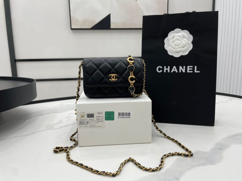 CHL Classic Distressed Black For Women, Women’s Bags 4.7in/12cm