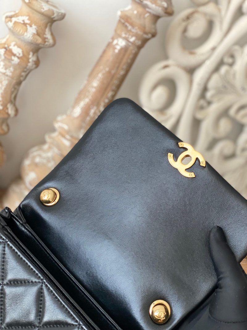 CHL Classic Diamond Flap Bag Black For Women, Women’s Bags 9.1in/23cm - Image 4