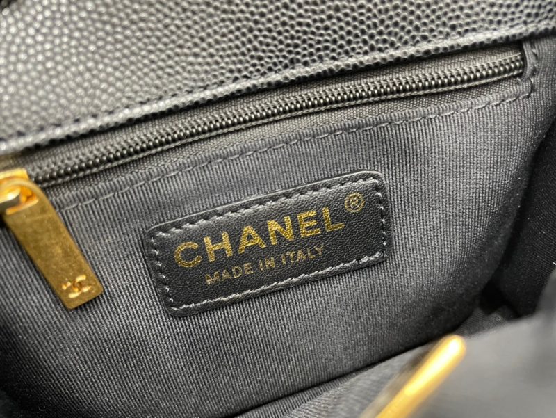 CHL 22K Flap Bag Black For Women, Women’s Bags 8.1in/20.5cm - Image 4