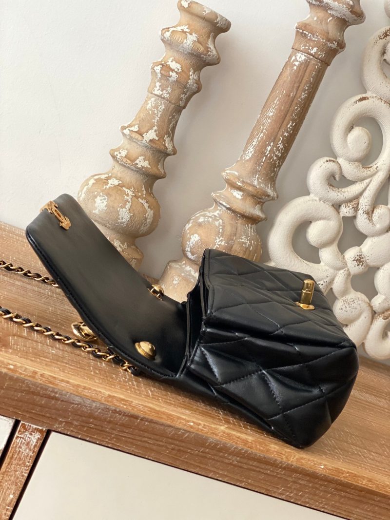 CHL Classic Diamond Flap Bag Black For Women, Women’s Bags 9.1in/23cm - Image 3