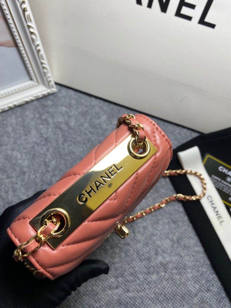 CHL Chevron Trendy CHL Phone Nude Bag For Women 18cm/7in - Image 2