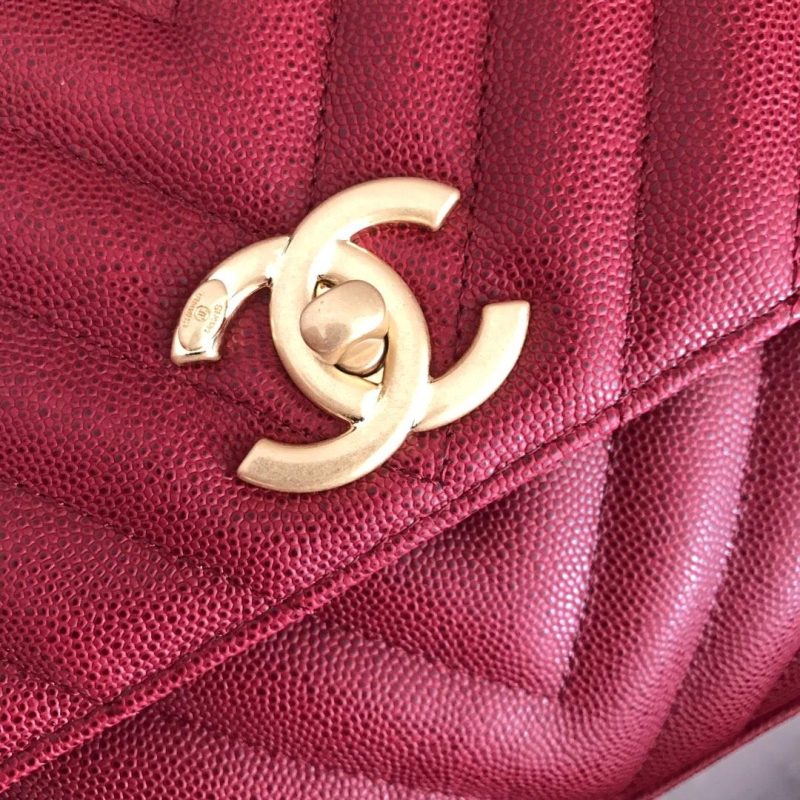 CHLHandbag With Top Handle Red For Women 11in/28cm - Image 5
