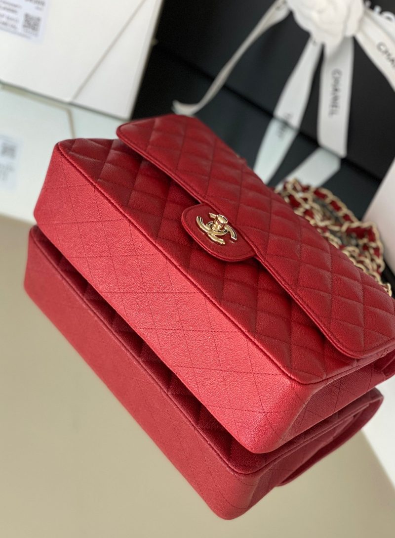 CHL Classic Handbag 26cm Red For Women A01112 - Image 3