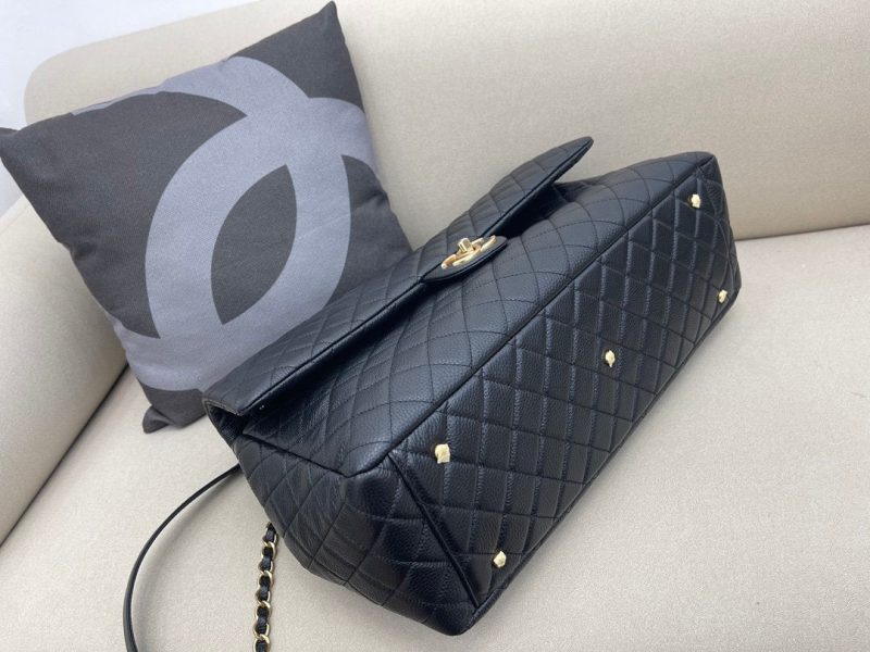CHL CoCo LuGucciage Gold Toned Hardware 46cm Black For Women - Image 3