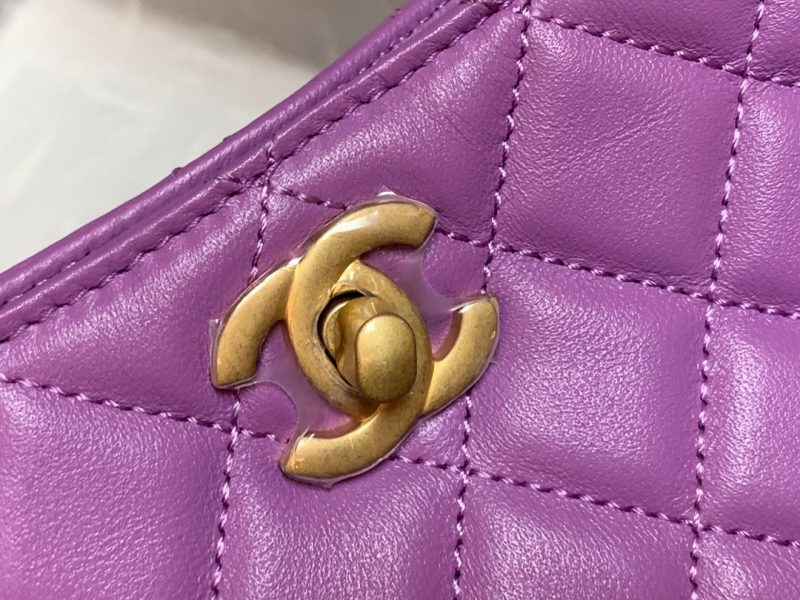 CHLHobo Handbag Purple Bag For Women 16cm/6in - Image 5