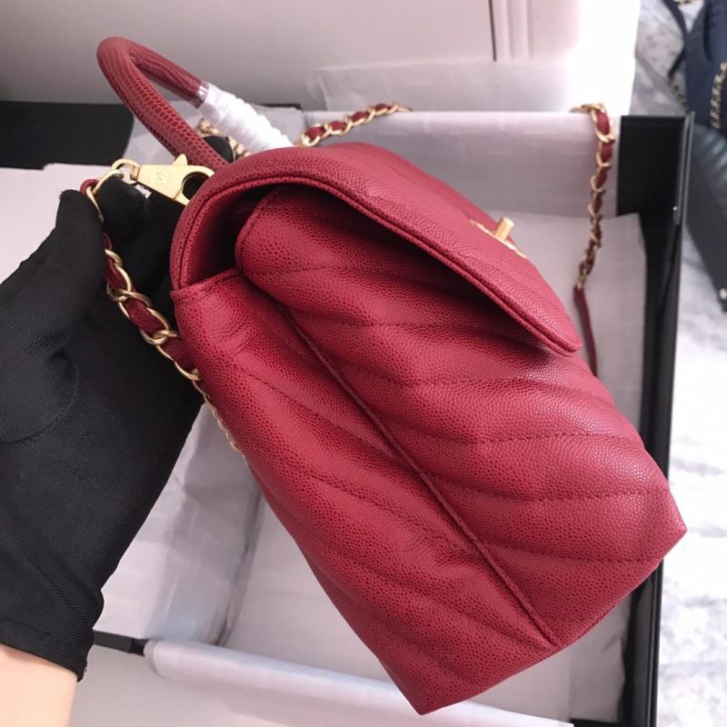 CHLHandbag With Top Handle Red For Women 11in/28cm - Image 2