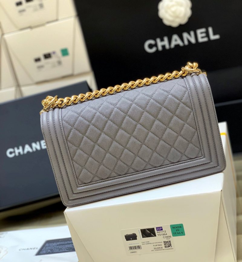 CHL Boy Handbag Gold Toned Hardware For Women 9.8in/25cm - Image 3