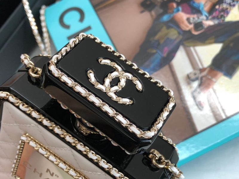 CHL Evening Bag Black and White For Women 6.2in/16cm AS3263 B08048 NI121 - Image 3