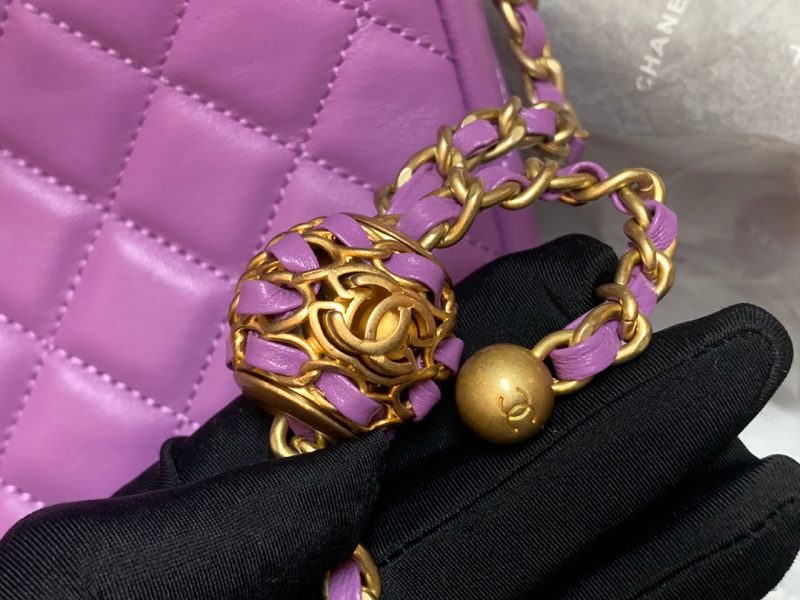 CHLHobo Handbag Purple Bag For Women 16cm/6in - Image 7