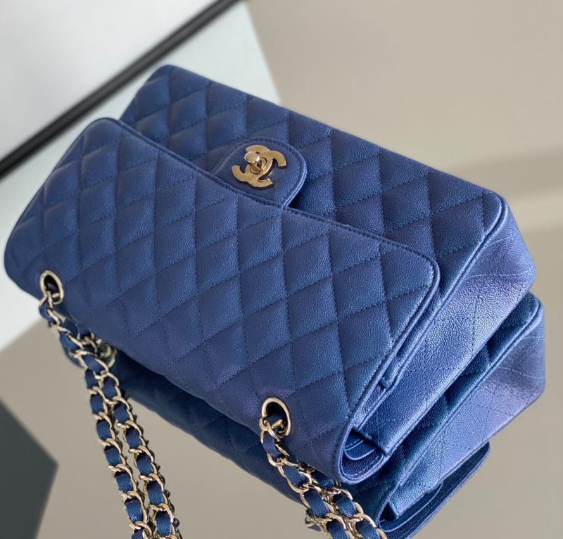 CHL Classic Handbag 26cm Blue For Women A01112 - Image 2