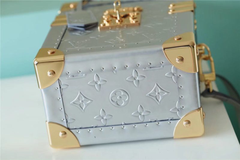 LV The Camera Box Monogram Empreinte By Nicolas Ghesquiere Light Blue For Women,  Shoulder And Crossbody Bags 9.3in/16cm LV - Image 2