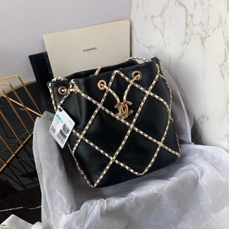 CHL 21 Handbag Black For Women, Women’s Bags 8.6in/22cm