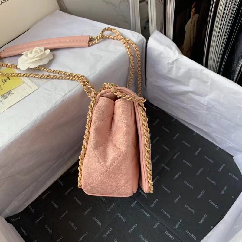 CHLFlapbag With Chain Light PiNike For Women, Women’s Bags 8.3in/21cm - Image 6