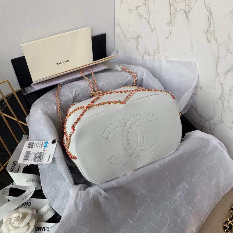 CHL 21 Handbag White For Women, Women’s Bags 8.6in/22cm - Image 8