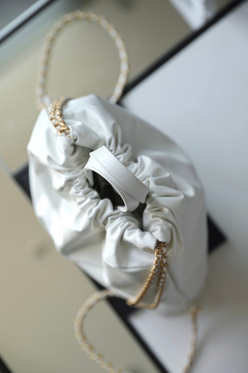 CHLLarge CHL22 Backpack White For Women, Women’s Bags 19.9in/51cm AS3313 B08037 10601 - Image 8
