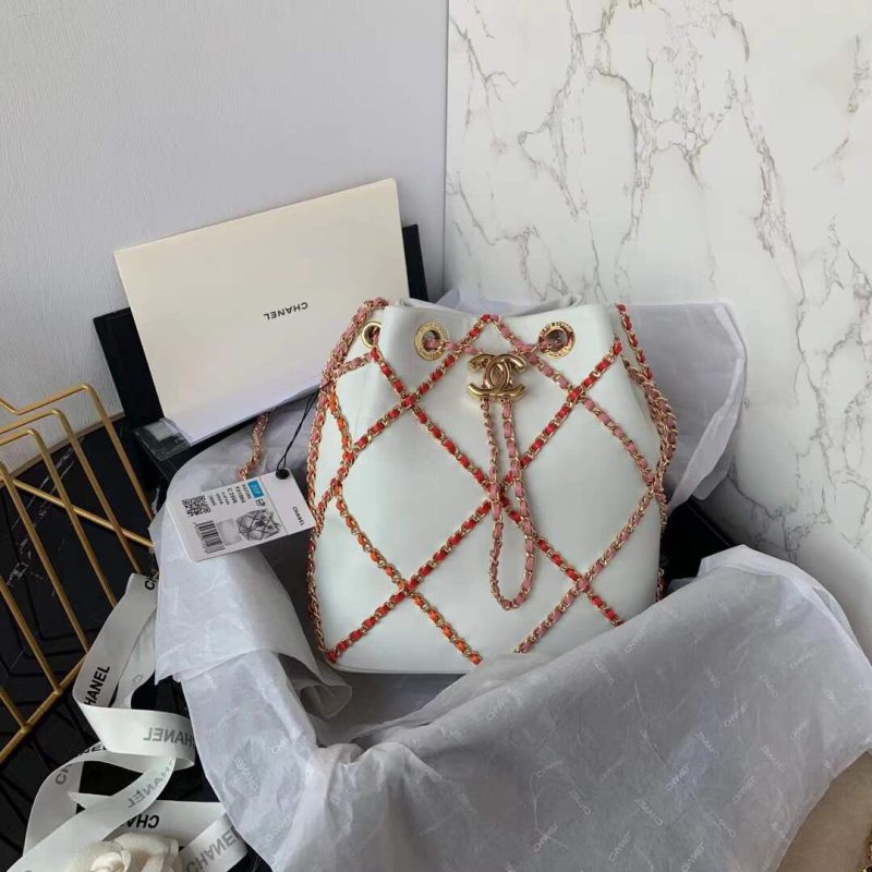 CHL 21 Handbag White For Women, Women’s Bags 8.6in/22cm