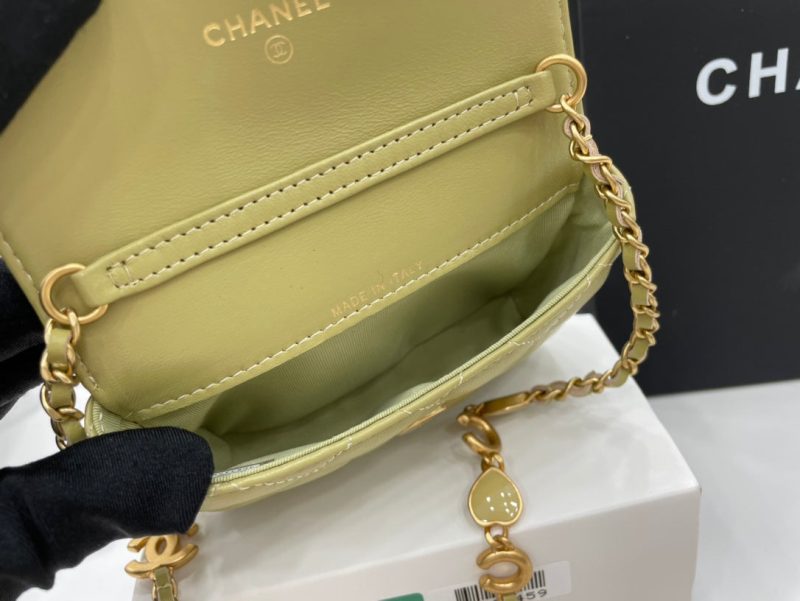CHL Classic Distressed Green For Women, Women’s Bags 4.7in/12cm - Image 8