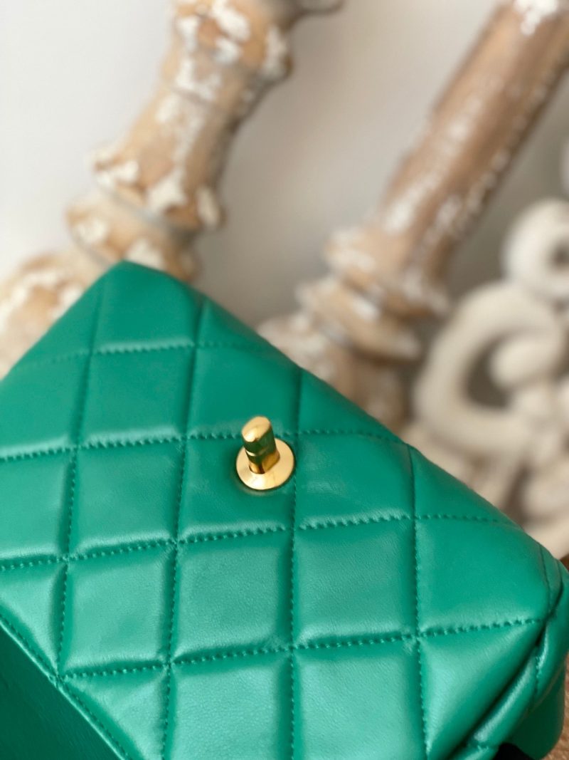 CHL Classic Diamond Flap Bag Green For Women, Women’s Bags 9.1in/23cm - Image 5